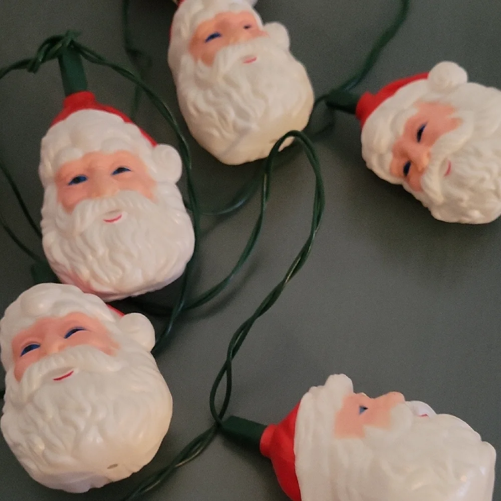 Festive Santa String Lights